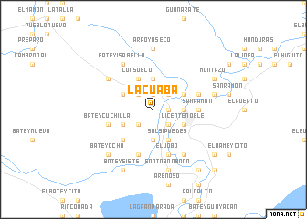 map of La Cuaba