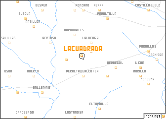 map of Lacuadrada