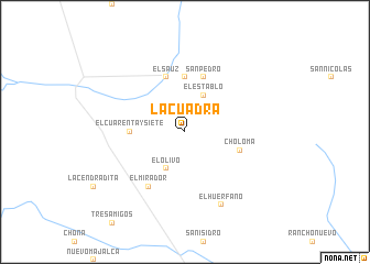 map of La Cuadra