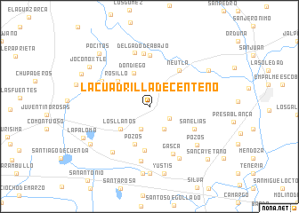 map of La Cuadrilla de Centeno