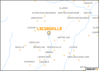 map of La Cuadrilla