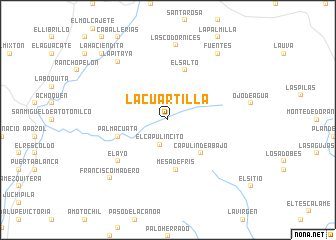 map of La Cuartilla