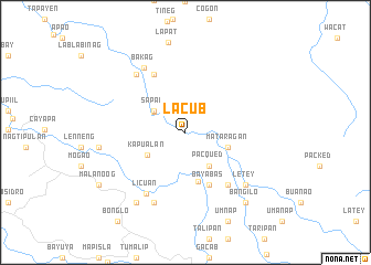 map of Lacub