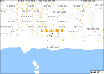 map of La Cuchara