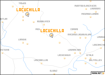 map of La Cuchilla