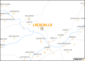 map of La Cuchilla