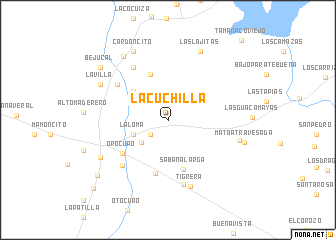 map of La Cuchilla