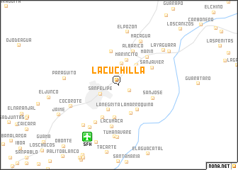 map of La Cuchilla
