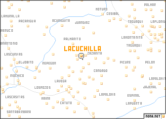 map of La Cuchilla