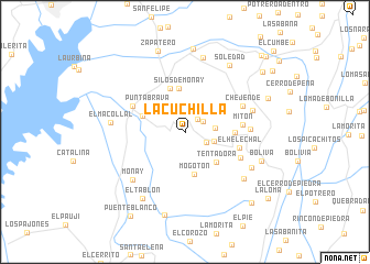 map of La Cuchilla