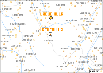 map of La Cuchilla