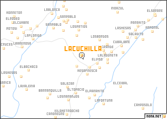 map of La Cuchilla