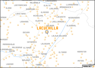 map of La Cuchilla