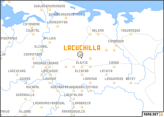 map of La Cuchilla