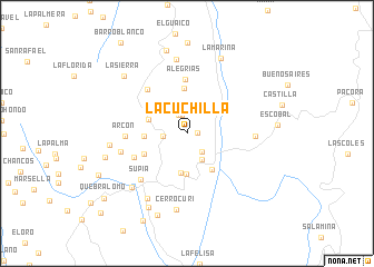 map of La Cuchilla