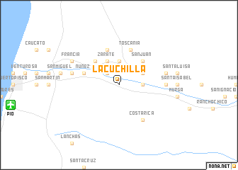 map of La Cuchilla