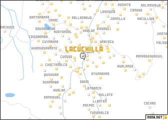 map of La Cuchilla