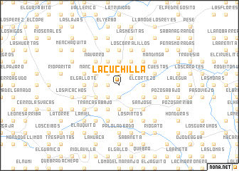 map of La Cuchilla