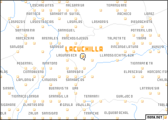 map of La Cuchilla