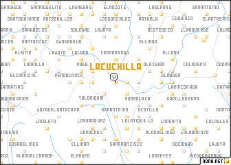 map of La Cuchilla