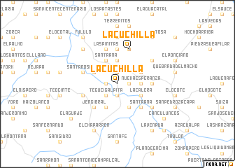 map of La Cuchilla