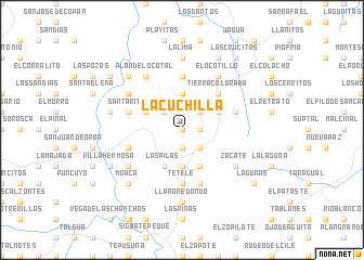 map of La Cuchilla