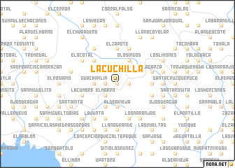 map of La Cuchilla