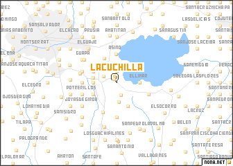 map of La Cuchilla