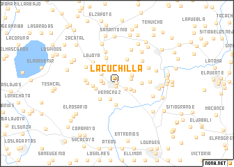 map of La Cuchilla