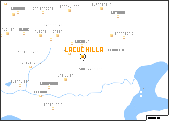 map of La Cuchilla