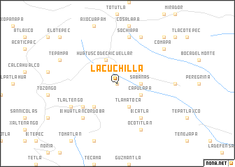 map of La Cuchilla