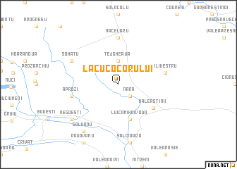 map of Lacu Cocorului