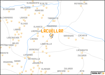 map of La Cuellar