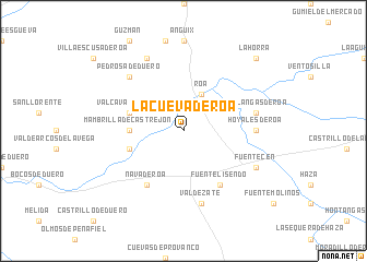 map of La Cueva de Roa