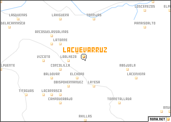 map of La Cuevarruz