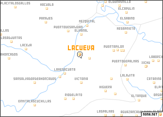 map of La Cueva