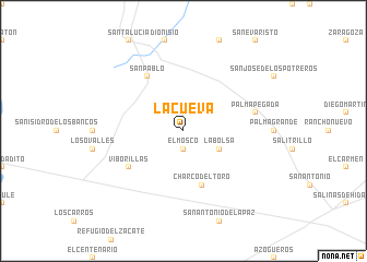 map of La Cueva