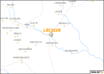 map of La Cueva