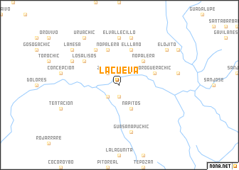 map of La Cueva