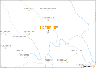map of La Cueva