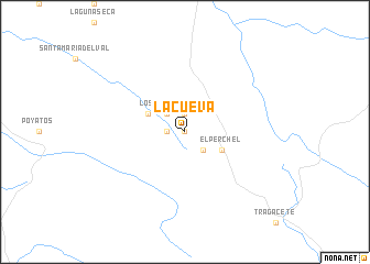 map of La Cueva