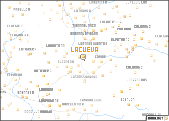 map of La Cueva