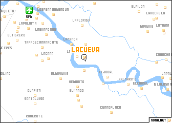 map of La Cueva