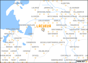 map of La Cueva