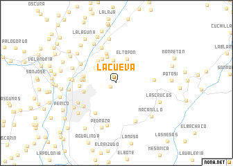 map of La Cueva