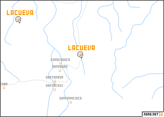 map of La Cueva