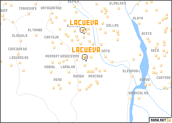 map of La Cueva