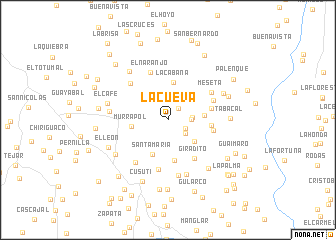 map of La Cueva