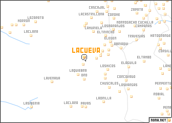 map of La Cueva