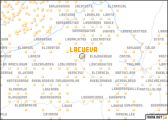 map of La Cueva